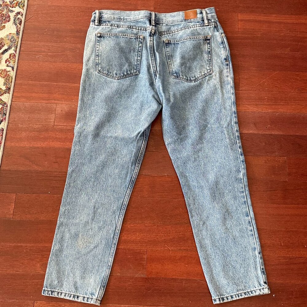 men's cut slim distressed jean